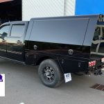 Silverado Dual Cab Solid Canopy Black 2013