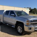 Silverado Dual Cab Solid Canopy Silver 2019
